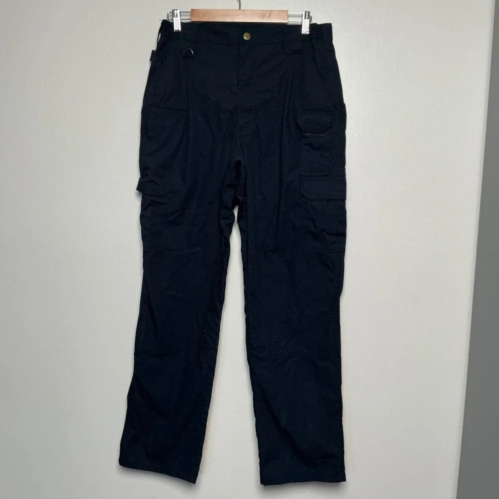 5.11 Tactical Mens Navy Blue Cargo Pants 34x34 Ripstop Work Outdoor Utility EUC